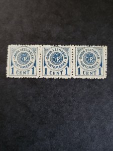 Stamps Danish West Indies J1 hinged