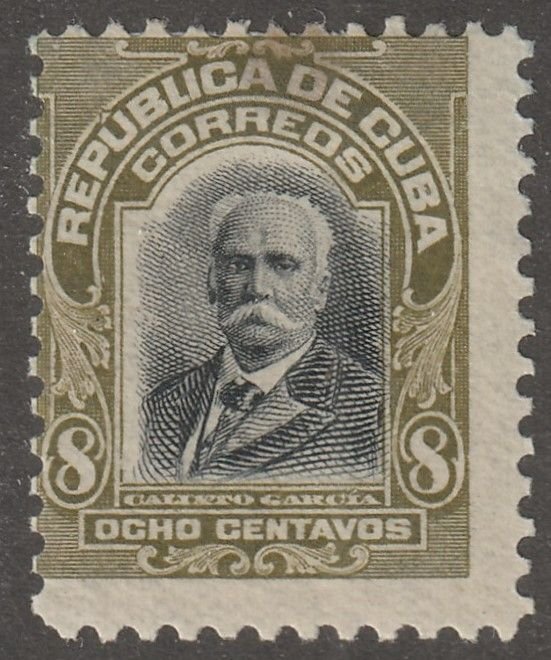 Cuba, stamp, Scott#251,  mint, hinged,  8 centavos,