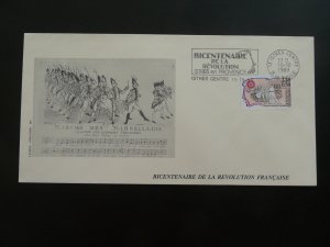 bicentenary of French Revolution commemorative cover France 1989