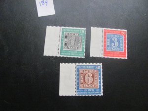 Germany 1949 MNH PENCIL SIGNED SC 667-668 B309 SET XF $80(184)