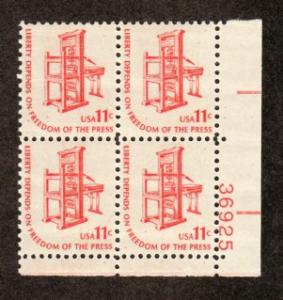 U.S. # 1593 Mint Plate Block!