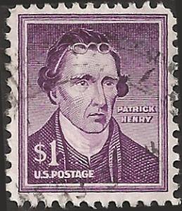 # 1052a USED DRY PRINT PATRICK HENRY
