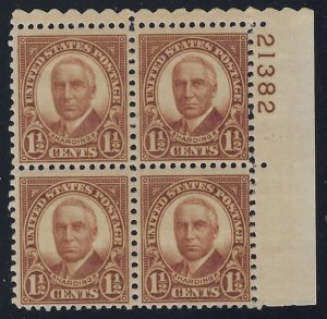 684, 21382, Harding (Full Face), MNH