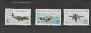 O) 2010 TURKEY, AIR WAR, SET MNH