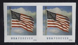 5052a - Diecut Omitted Imperf Error / EFO Pair Flag Cat $200 Mint NH