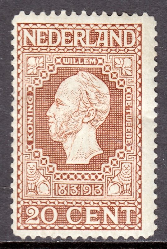 Netherlands - Scott #95 - MH - Crease, paper adhesion on reverse - SCV $11.50