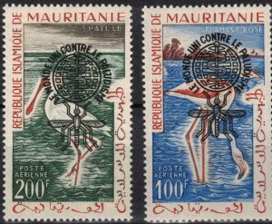 Mauritania #C14-15, Unused, Hinged