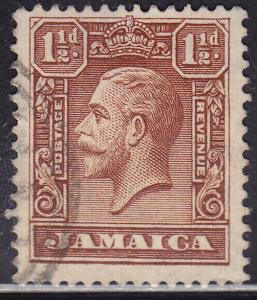 Jamaica 104 USED 1929 King George V 1½d