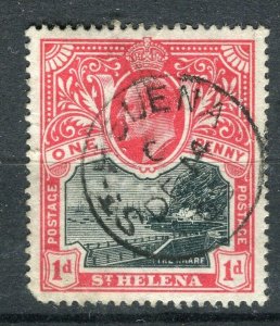 ST.HELENA; 1903 early Ed VII issue fine used 1d. value fair Postmark