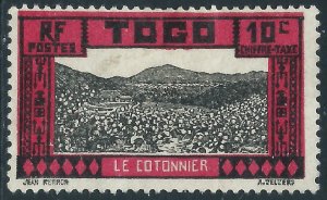 Togo, Sc #J12, 10c MH