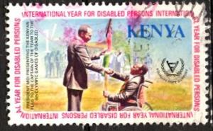 Kenya; 1981: Sc. # 182: O/Used CTO Single Stamp