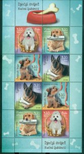 Croatia 2013 Domestic Animals - Dogs MS MUH