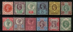 Great Britain Scott 111-22 Mint hinged