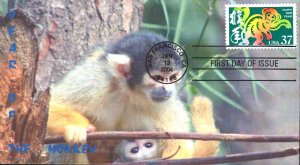 #3832 Year of the Monkey CompuChet FDC
