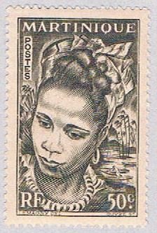 Martinique 219 MLH Martinique girl 1947 (BP3849)