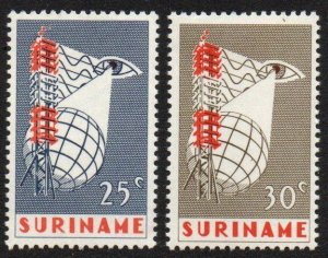 Suriname Sc #339-340 Mint Hinged