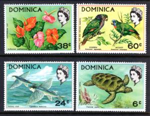 Dominica 297-300 Flora and Fauna MNH VF