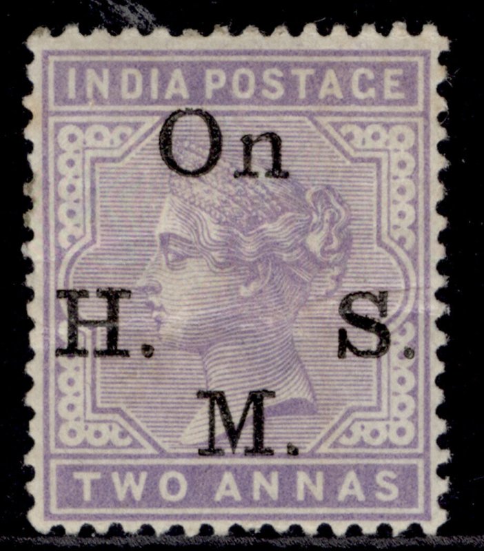 INDIA QV SG O51, 2a pale violet, M MINT. Cat £55.