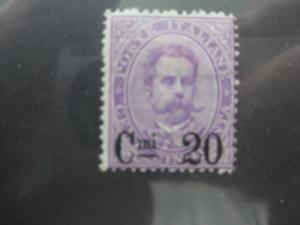 ITALY  Scott  66  *rare*   MINT HINGED  (small hinge remnant)  Cat $550