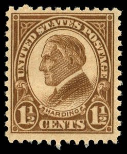 US Sc 633 MH - 1927 1½¢ - Harding