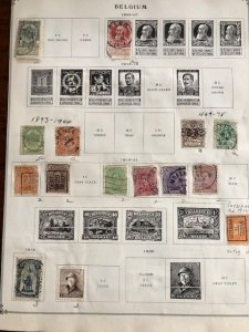 5 Album Pages of Belgium