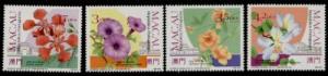 Macao 652-5 MNH Flowers