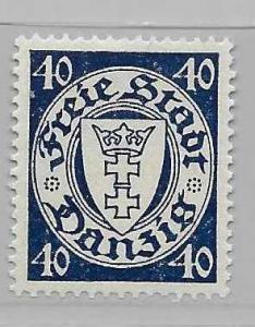 Danzig 186 40pf Arms single MLH