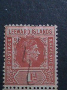 ​LEEWARD ISLANDS-1938 SC#105 KING GEORGE VI- USED PAIR-VF-85 YEARS OLD