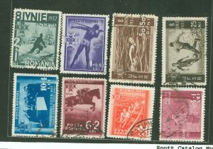 Romania #B69-76 Used Single (Complete Set) (Sports)