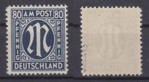 Germany 1945 Sc#3N19 Mi#34 bC mnh signed BPP (AB1293)