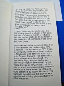 PPG INDUSTRIES 1983 SET OF 3 COVERS WITH PPG BROCHURE INSERTS