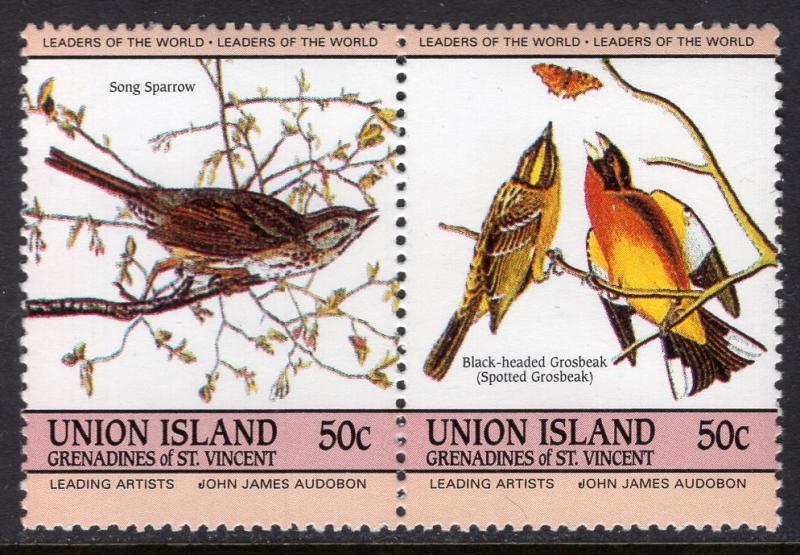 St Vincent Grenadines Union Island 187 Birds MNH VF