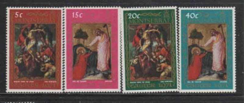 MONTSERRAT #256-259 1971 EASTER MINT VF LH O.G