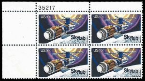 PCBstamps   US #1529 PB 40c(4x10c)Skylab, 35217, MNH, (PB-1)