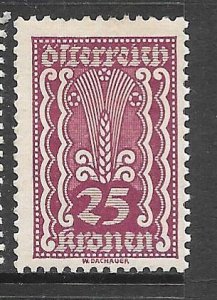 Austria 261: 25k Symbols of Agricultue, MH, F-VF