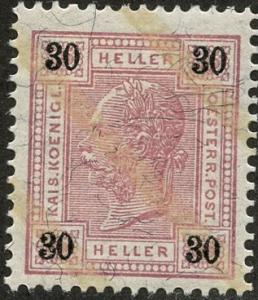 Austria, Scott #78a, Unused, Hinged