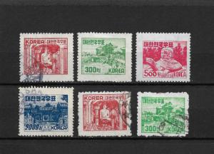 Korea Scott # 183-186B ,F-VF Mint Hinged & Used,nice color,see pic !