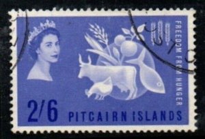 PITCAIRN ISLANDS SG32 1963 FREEDOM FROM HUNGER FINE USED