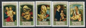 Burundi 543-47 MNH 1979 Christmas (ak3829)