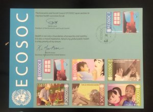 C) 2009. UNITED STATES. FDC. MULTIPLE STAMPS FOR THE IMPROVEMENT OF HEALTH. XF