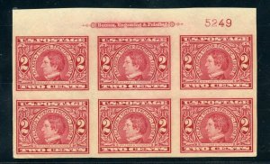 US SCOTT #371 PB, Mint-XF-OG (5-NH, UR-LH) (DFP 3/11/20)