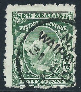 New Zealand, Sc #84, 1/2d Used