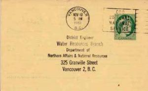 Canada, Government Postal Card, Canada British Columbia