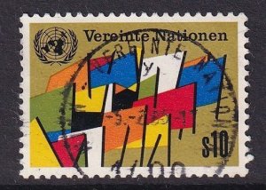 United Nations Vienna   #6  used 1979  flags 10s