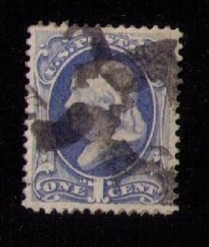 US Sc 156 Used ULTRAMARINE F-VF