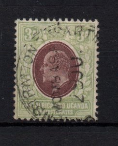 East Africa & Uganda KEVII 1904 3A SG22 good CDS used WS30902