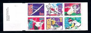 [44756] Sweden 1993 Sports Wrestling Handball Tabletennis MNH Booklet