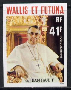 Wallis & Futuna 1979 Popes 41f (Pope John-Paul I) imp...