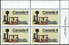 CANADA   #641 MNH UPPER RIGHT PLATE BLOCK  (2-2)