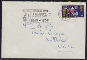 GB - 1969 - Scott #606 - used on cover - Slogan pmk